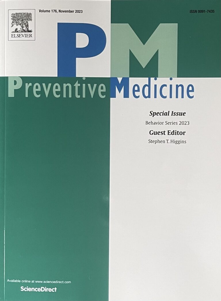 Preventive Medicine journal cover